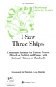 I Saw Three Ships Unison choral sheet music cover